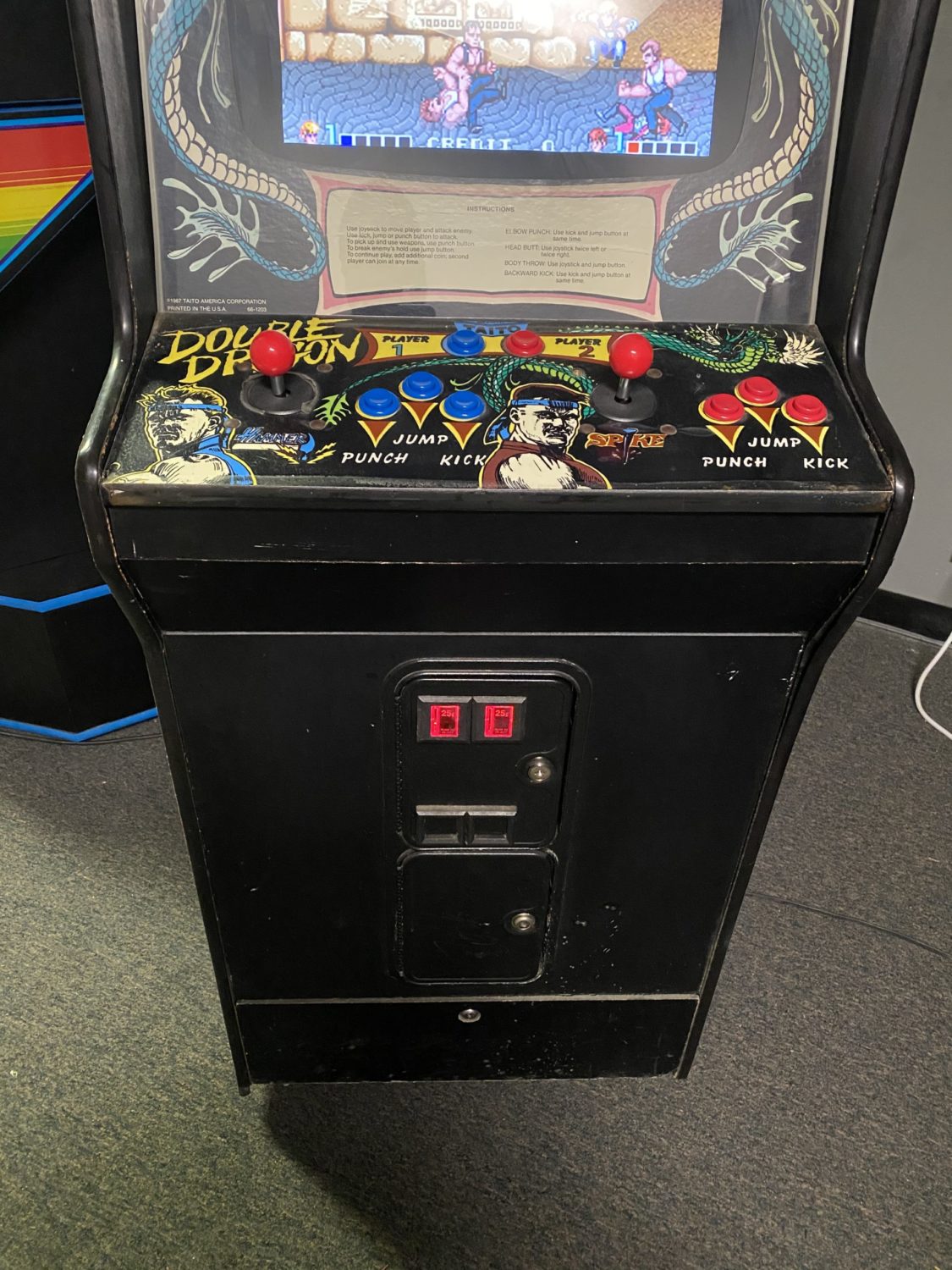 RLM Amusements - Fixed up a Taito Double Dragon Arcade