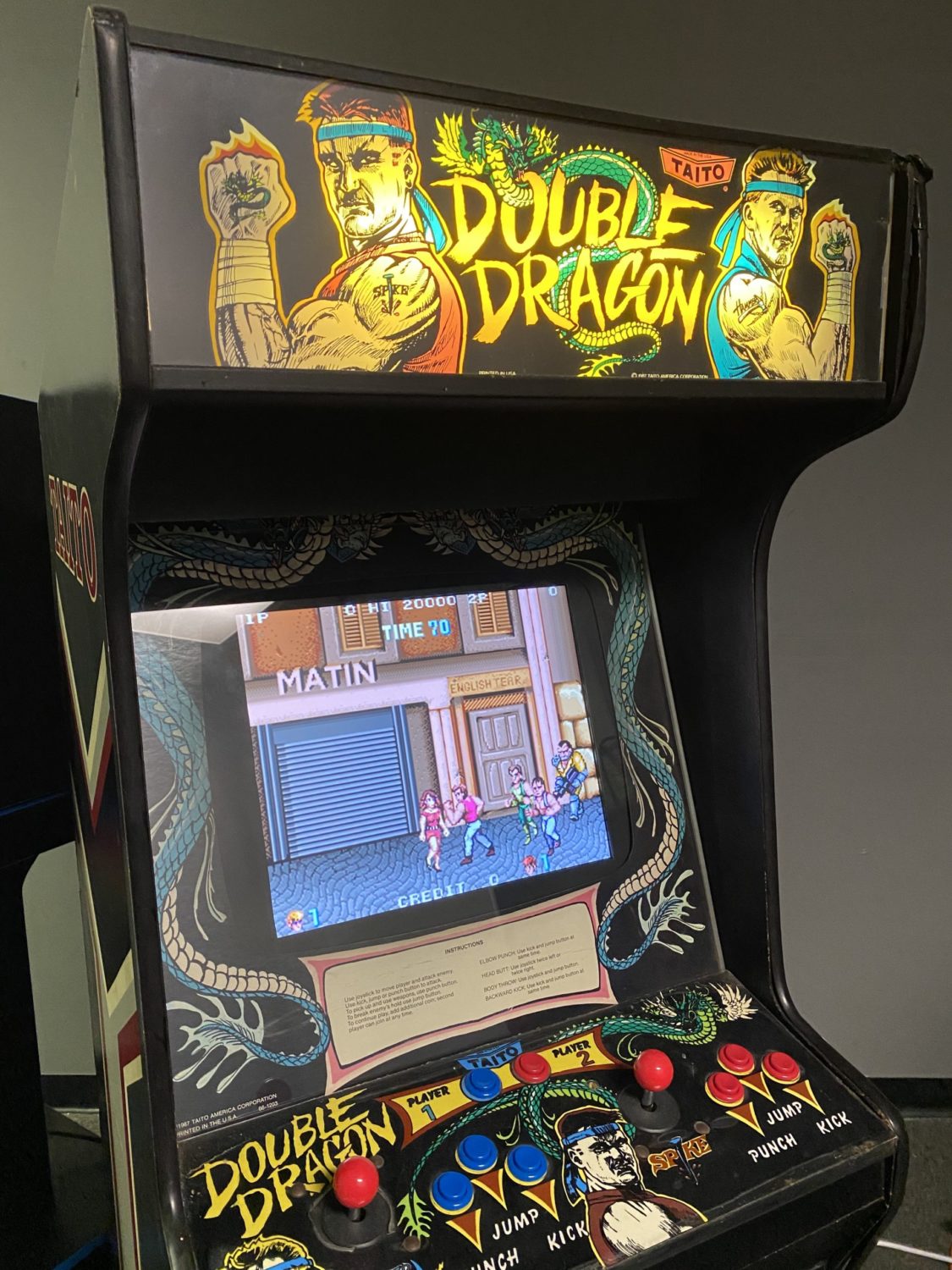 RLM Amusements - Fixed up a Taito Double Dragon Arcade